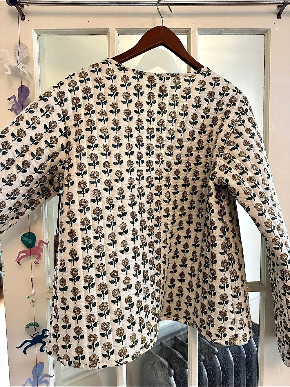 Floral Cotton Jacket - Picture 2 of 4